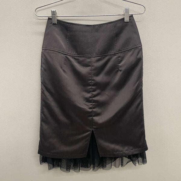 5351 Pour Les Femmes Midi Satin Skirt