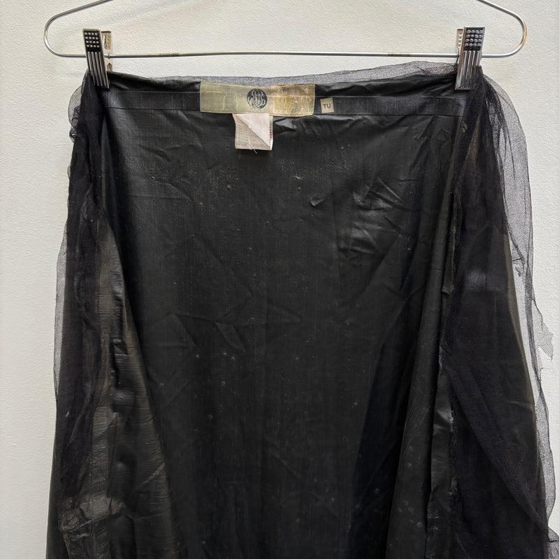 Marc Le Bihan Latex Tule Maxi Skirt