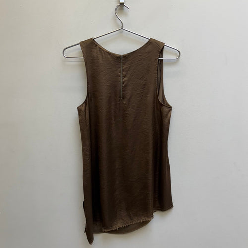 00s Helmut Lang Raw Hem Asymmetrical Tank Top