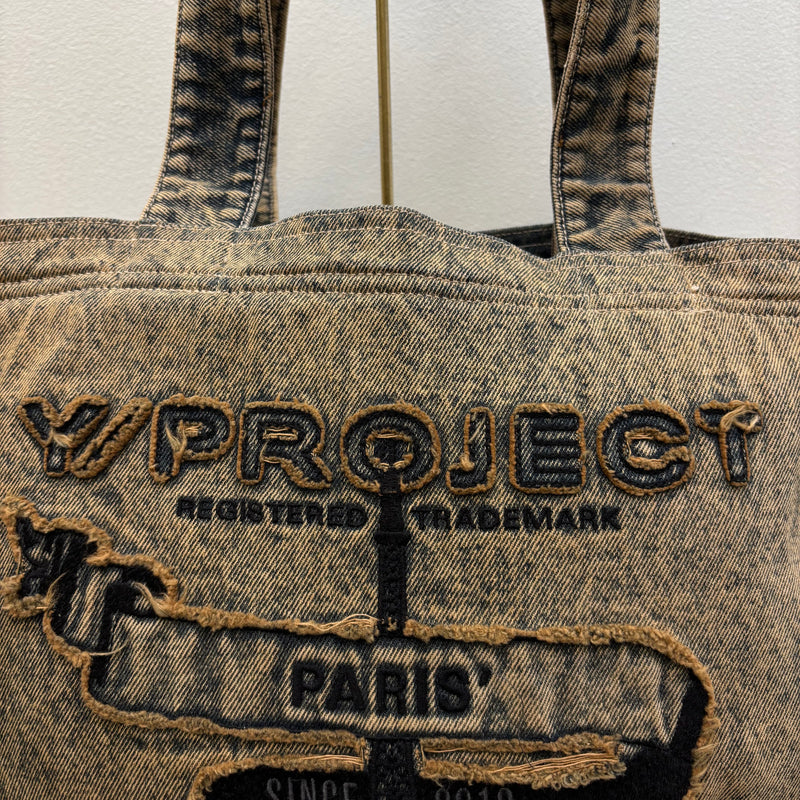 Y/Project Paris’ Best Distressed Denim Tote Bag