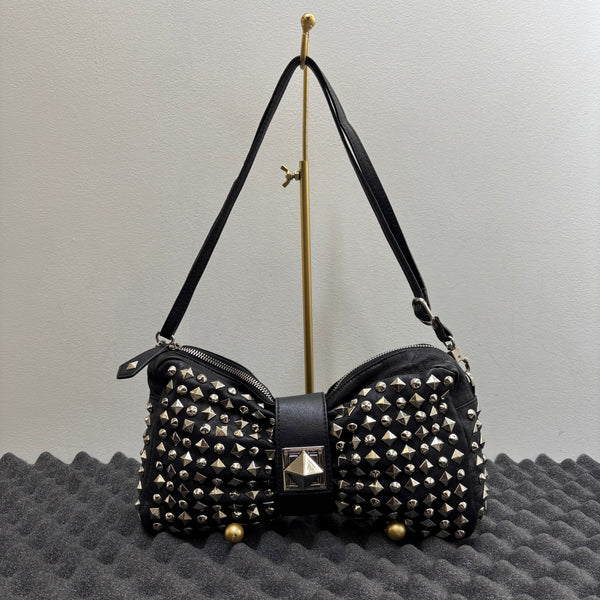 Enchantment…? Studded Leather Bow Bag