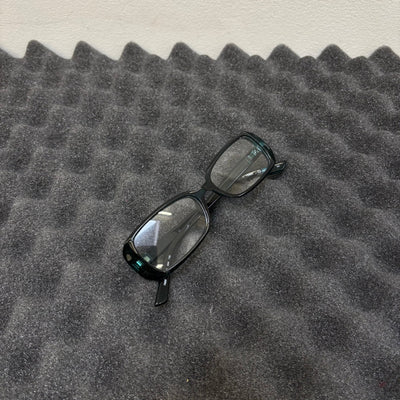 Fendi Turquoise Acetate Rectangle Frame Optical Glasses