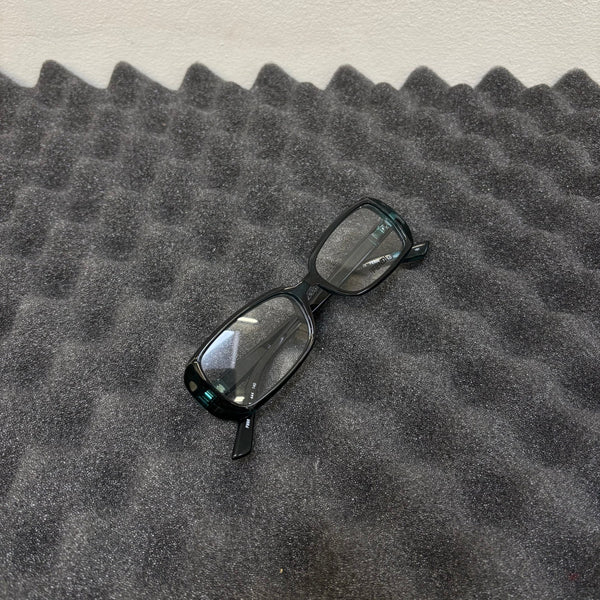 Fendi Turquoise Acetate Rectangle Frame Optical Glasses