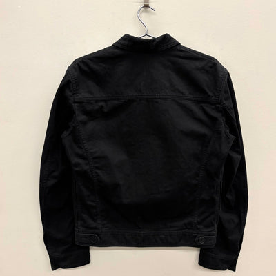 FW15 Saint Laurent Paris By Hedi Slimane Black Twill Utility Jacket