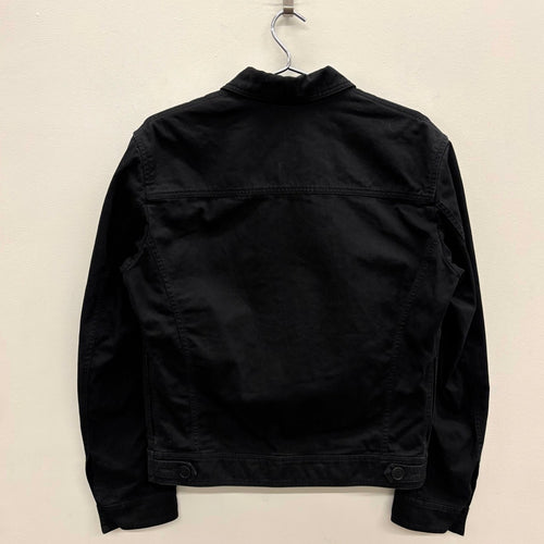 FW15 SAINT LAURENT BY HEDI SLIMANE BLACK TWILL UTILITY JACKET