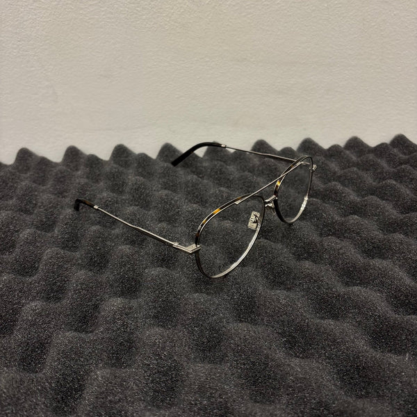 Christian Dior Silver Aviator Optical Glasses