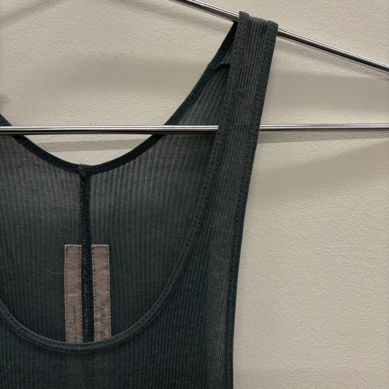 FW16 Rick Owens Mastodon Long Ribbed Tank Top