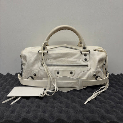 Balenciaga White Twiggy Leather Bag