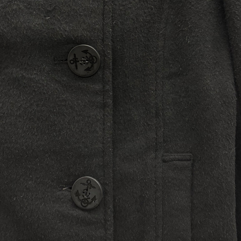 Atsuro Tayama Wool Double Breasted Peacoat