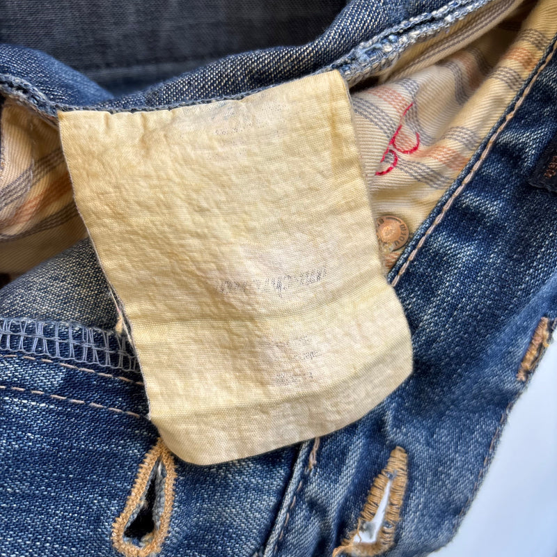 Anachronorm Distressed Patchwork Jeans