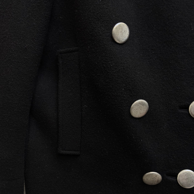 FW16 Balenciaga Metal Button Peacoat