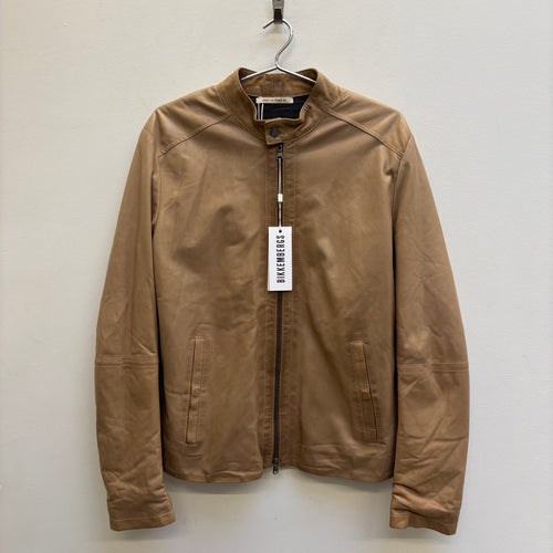 2010s Dirk Bikkembergs Tan Leather Jacket