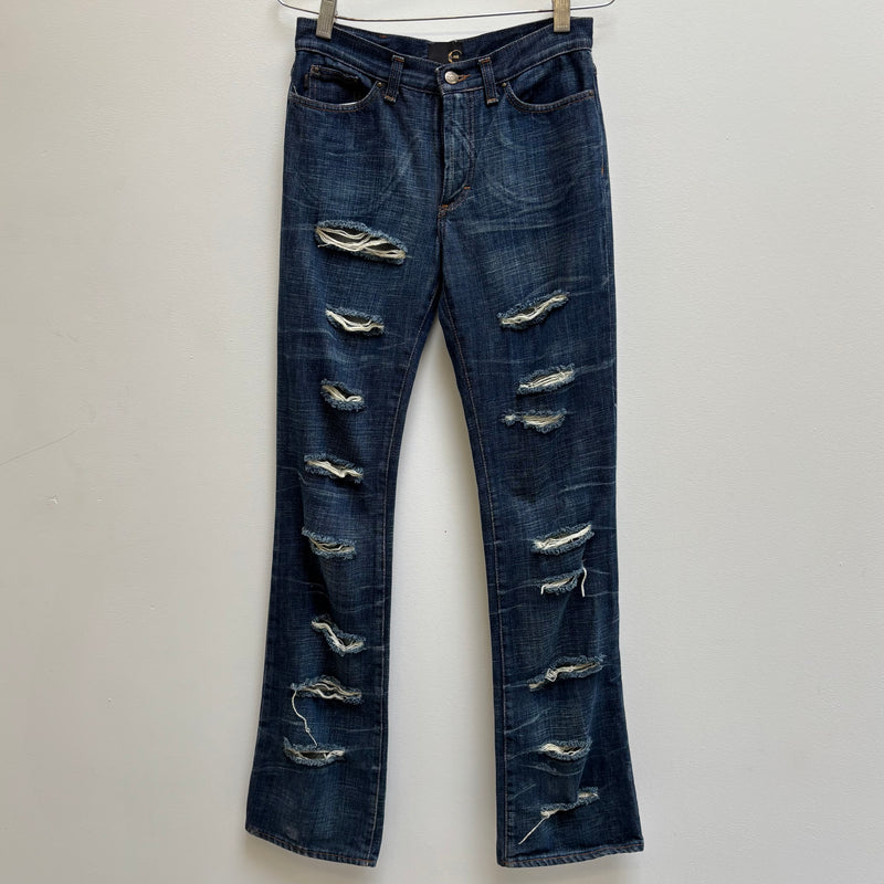 Roberto Cavalli Distressed Jeans