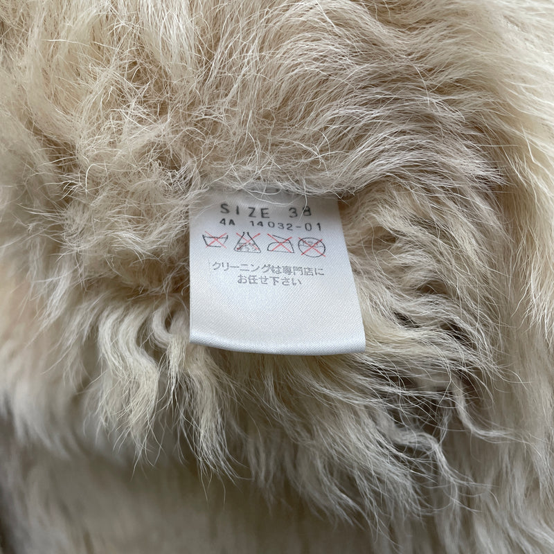 RESTIR SHEEPSKIN PATCHWORK JACKET