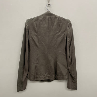 FW07 Rick Owens “DNA DUST” Frayed High Neck Jacket