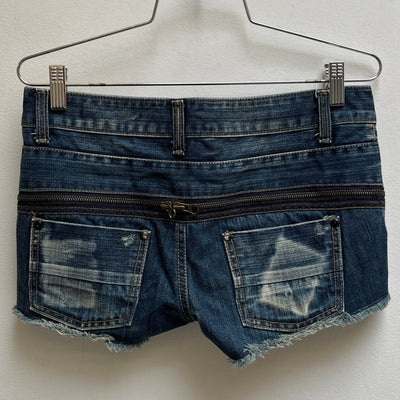 Maison Gilf Distressed Zipped Shorts
