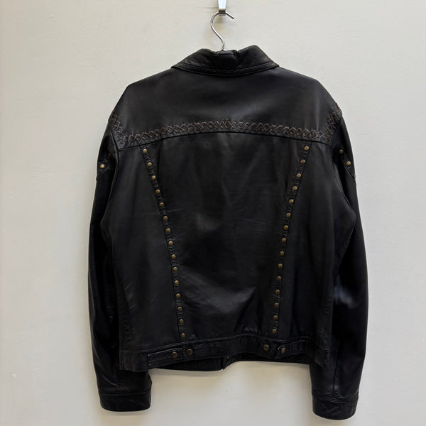 FW05 Roberto Cavalli Studded Leather Jacket