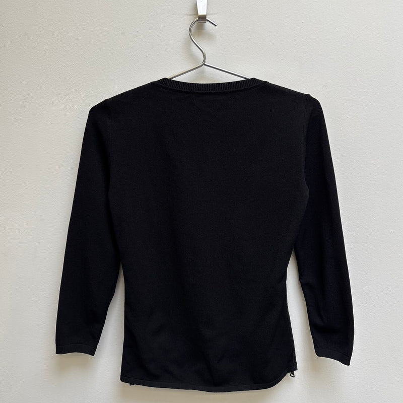 Prada Side Zipper Crewneck Sweater