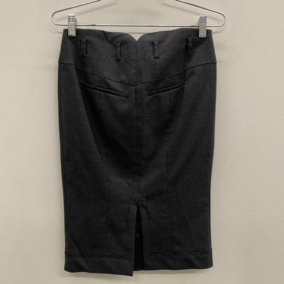 Miu Miu Plaid Mini Pencil Skirt