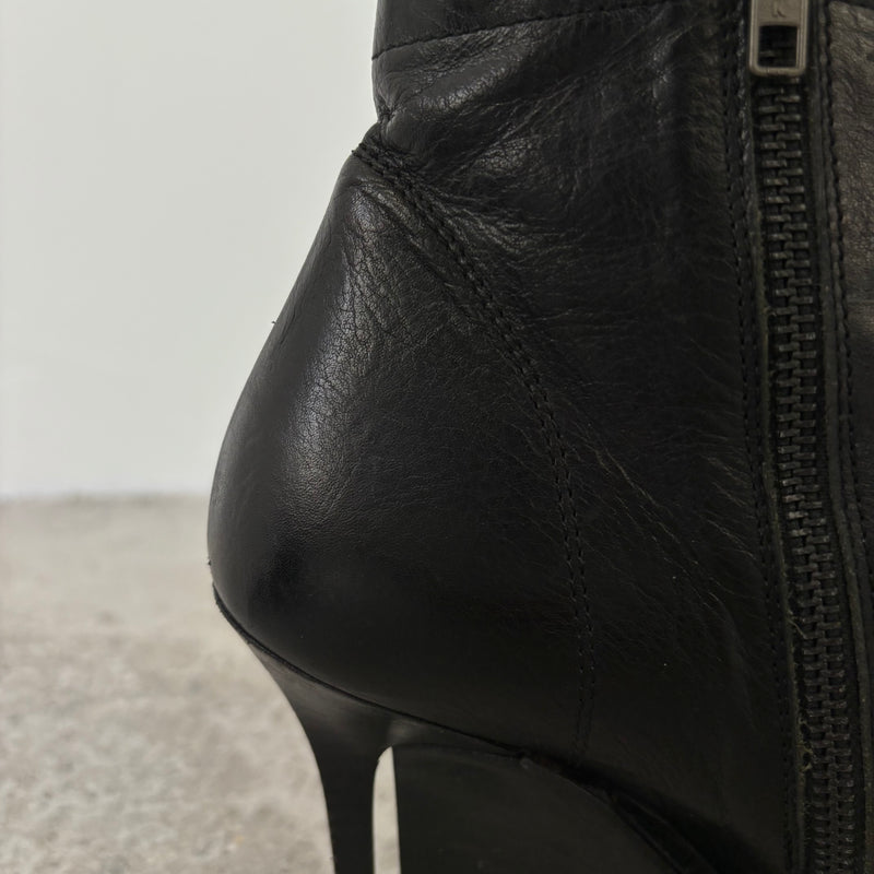 FW10 Ann Demeulemeester Stiletto Wedge Ankle Boots