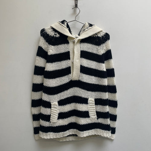 FW14 Saint Laurent by Hedi Slimane Striped Knit Sweater