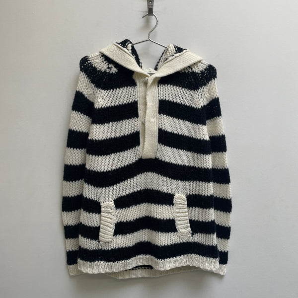 FW14 Saint Laurent by Hedi Slimane Striped Knit Sweater