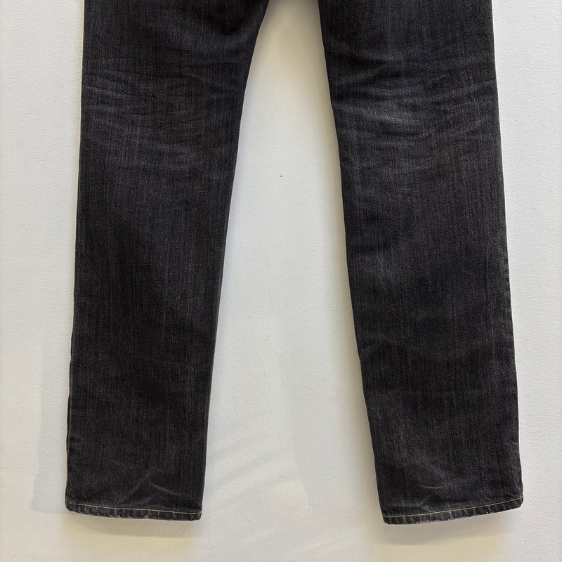 Tête Homme Acid Wash Distressed Denim Jeans