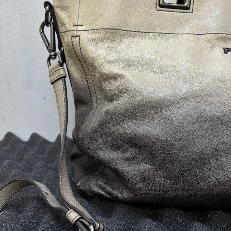 Prada Gradient Leather Shoulder Bag