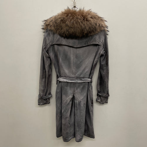 00s Giorgio Brato Fur Collar Sheepskin Coat