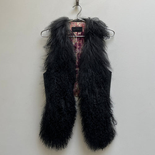 Hysteric Glamour Lamb Leather Fur Vest