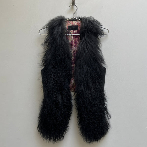 Hysteric Glamour Lamb Leather Fur Vest