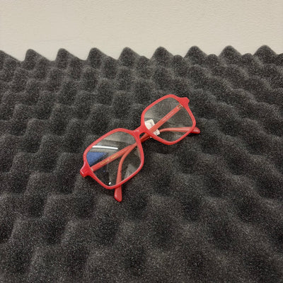 Celine Coral Square Frame Reading Glasses