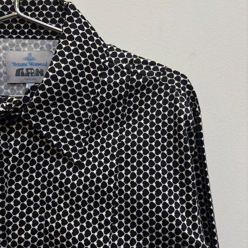 90s Vivienne Westwood Patterned Button Up