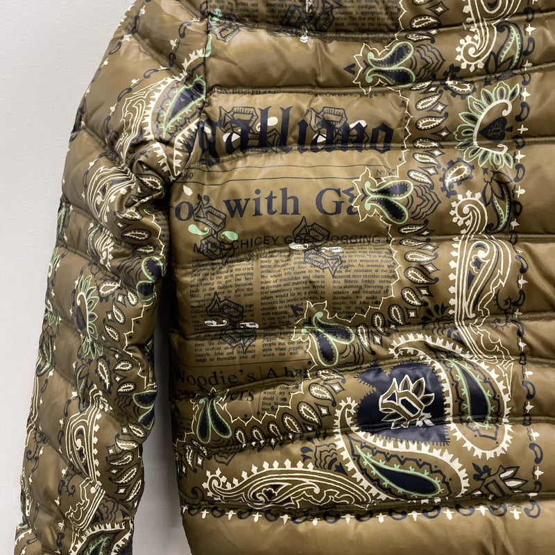 John Galliano Patterned Puffer Jacket
