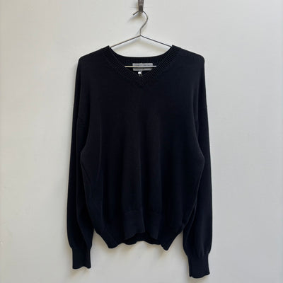 Comme Des Garçons V Neck Knit Sweater