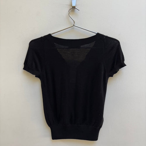 FW10 Prada Deep V Wool T-Shirt