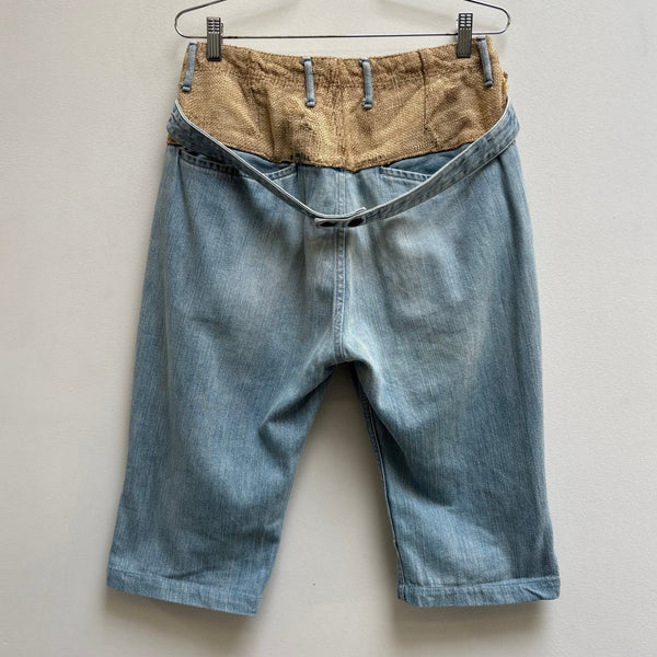 00s Kapital Pierrot Light Wash Cropped Pants