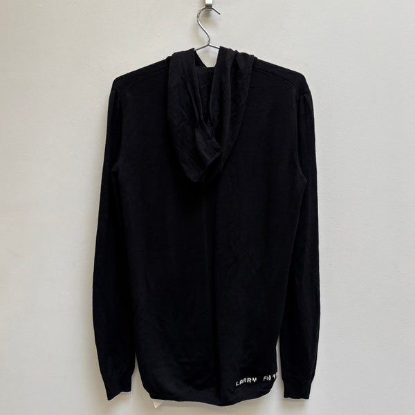 FW19 Rick Owens “LARRY” Lightning Bolt Knitted Hoodie