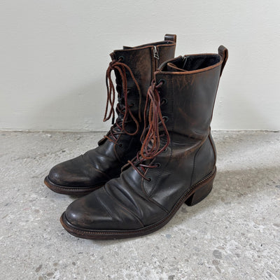 5351 Pour Les Hommes Lace Up Leather Ankle Boots