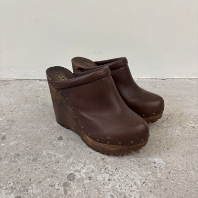 See by Chloé Studded Wedge Clogs