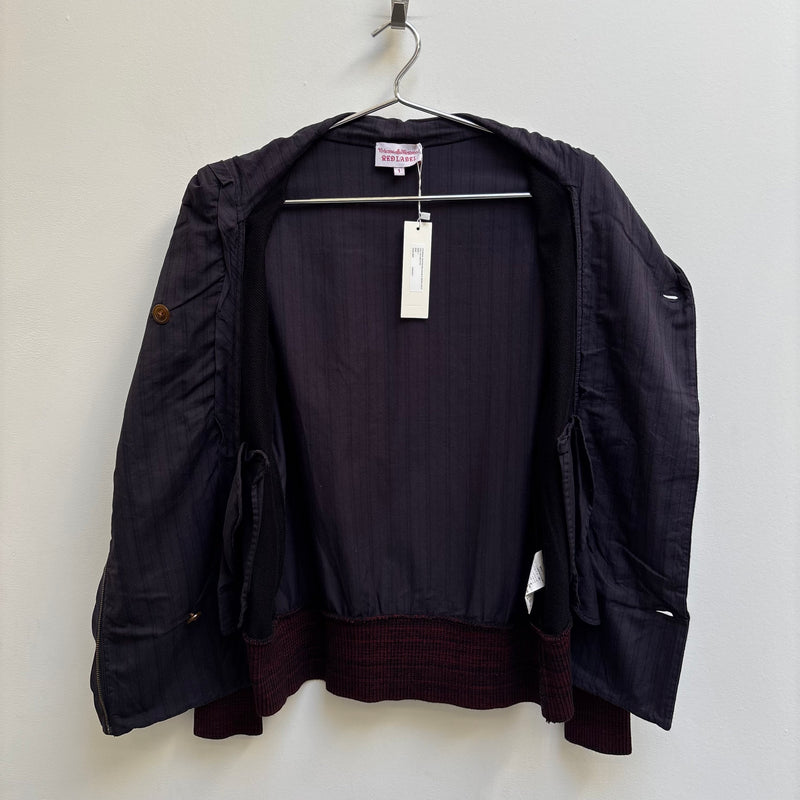 Vivienne Westwood Double Zipper Split Collar Sweater