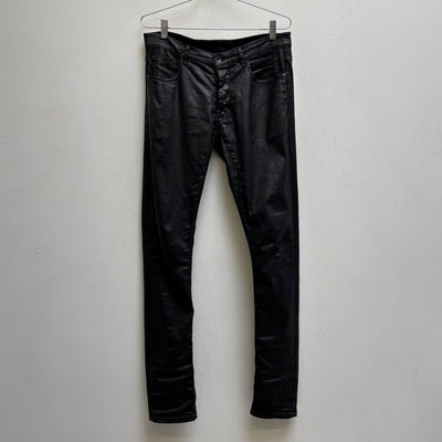 SS18 Rick Owens Waxed Detroit Jeans