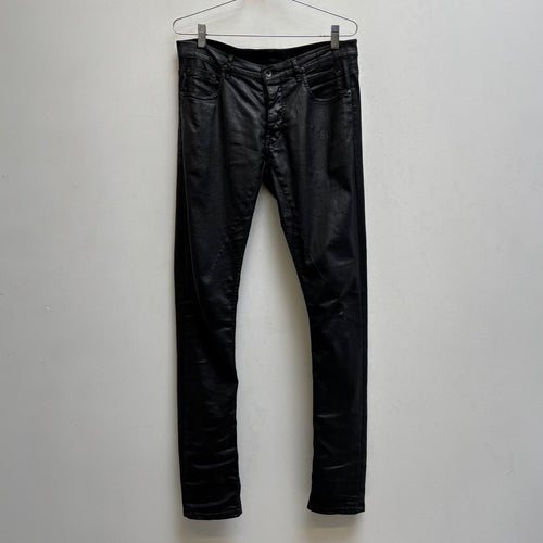 SS18 Rick Owens Waxed Detroit Jeans