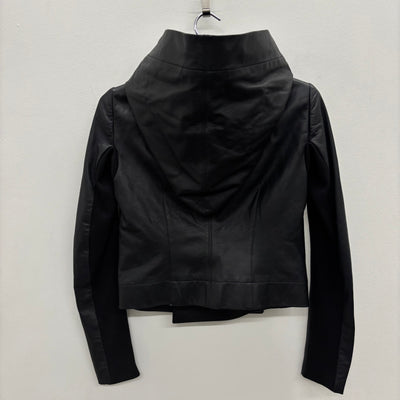 SS15 Rick Owens ‘FAUN’ Funnel Neck Leather Jacket