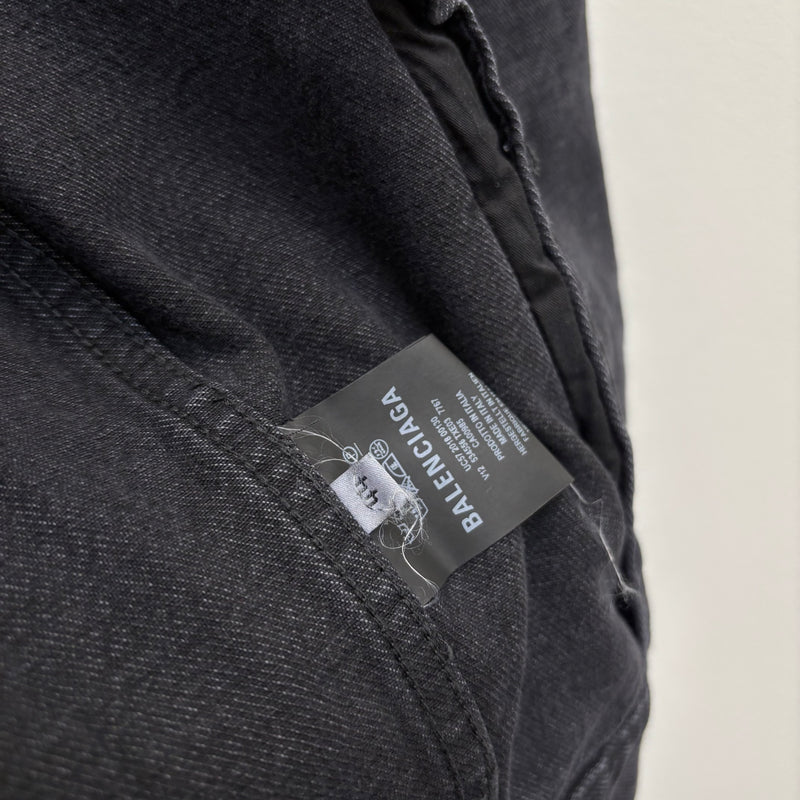 FW18 Balenciaga Trucker Paris Denim Jacket
