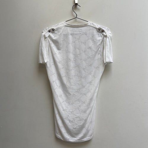 SS12 Balenciaga Sheer Patterned T-Shirt