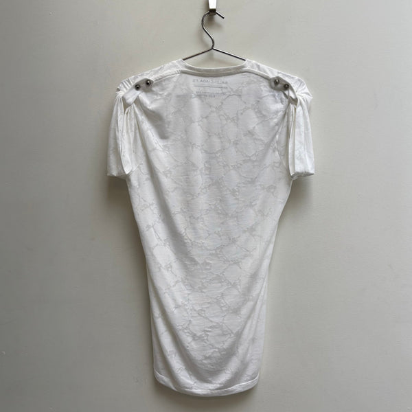 SS12 Balenciaga Sheer Patterned T-Shirt