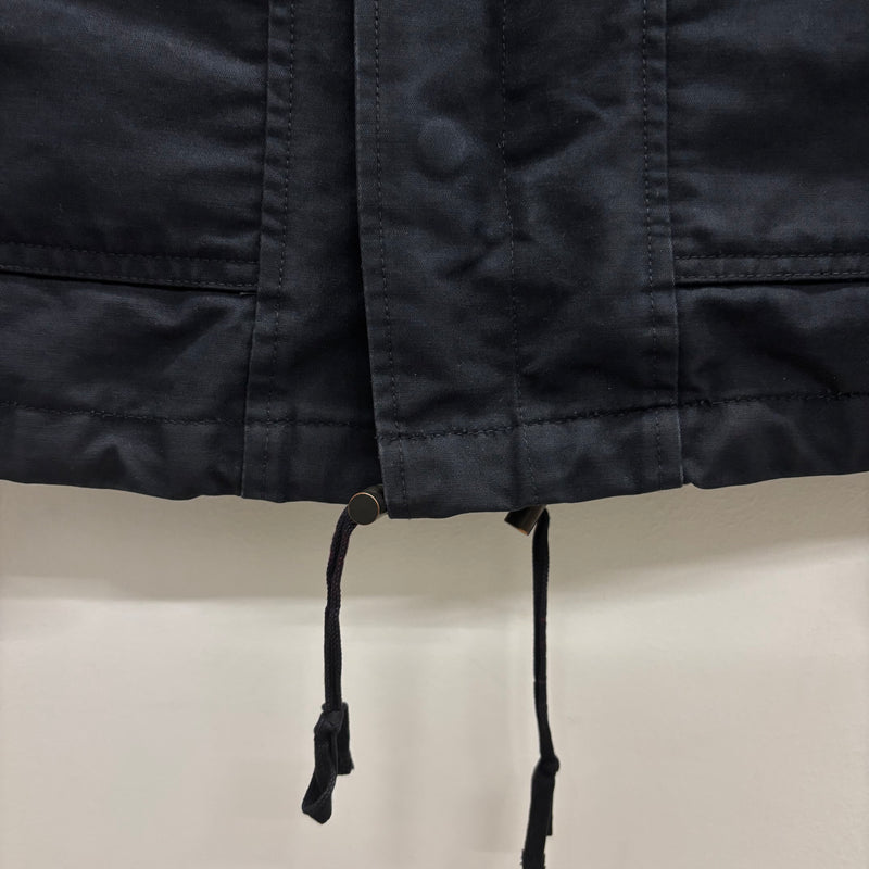 Balmain Biker Parka High Collar Jacket