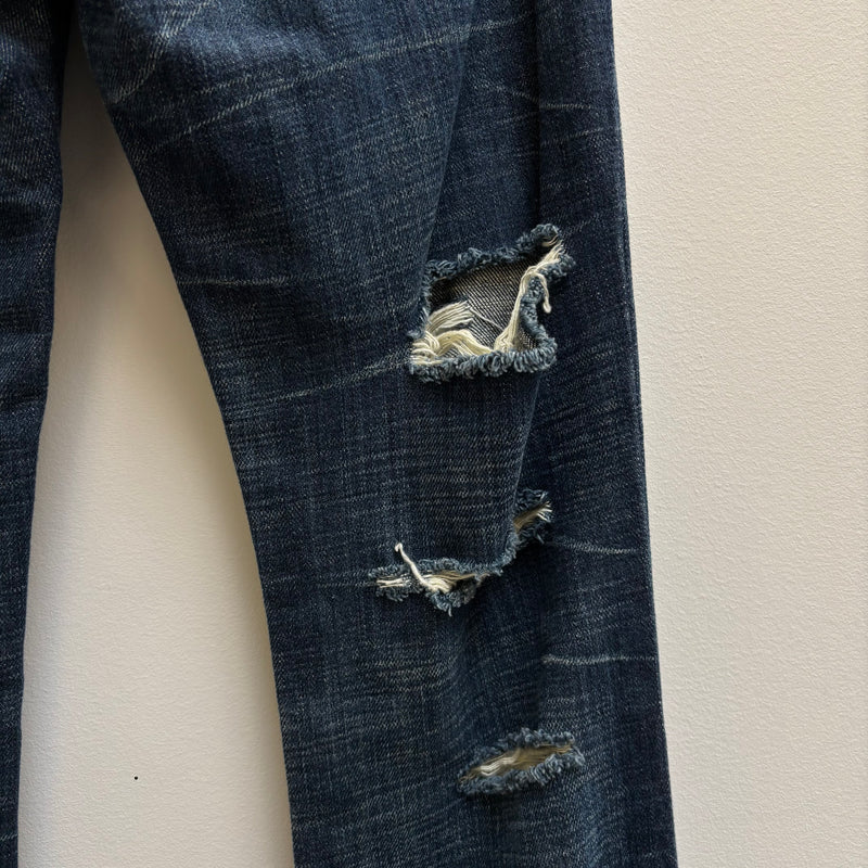 Roberto Cavalli Distressed Jeans