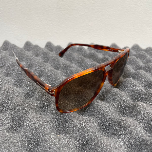 Tom Ford Tortoise Shell Aviator Sunglasses